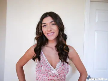 Aubrey Babcock – Hairy Brunette in a Bikini Takes Anal in POV