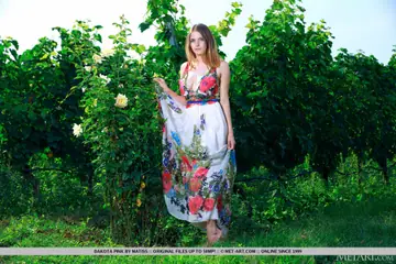 Dakota Pink – European PAWG Shows Her Big Natural Tits Outdoors