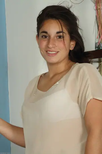 Thick Latina Strips Naked and Spreads Her Hairy Pussy