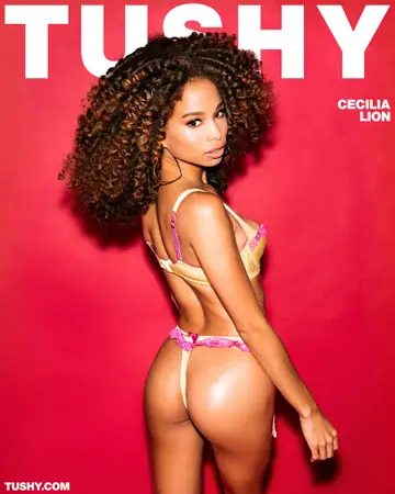 Cecilia Lion – Curly Ebony Babe Takes Deep Anal Doggy Style in Heels