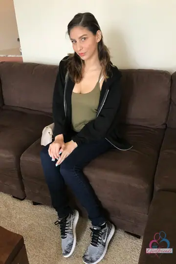 Nina North – Petite Brunette with Big Natural Tits Poses Outdoors