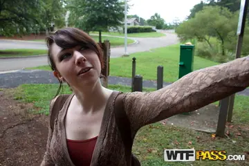 Dakota Charms – Pale European Brunette Sucks and Fucks in the Forest