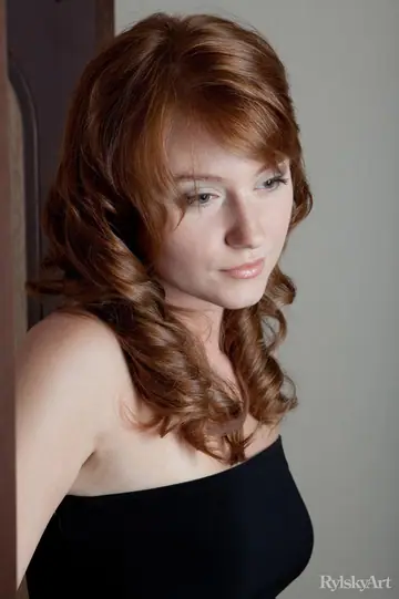 European Redhead MILF Lifts Her Dress and Spreads Her Pussy