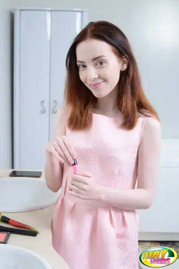 Lottie Magne – European Redhead Takes Anal Doggy Style and Facial