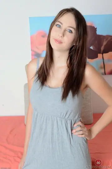 Aali Rousseau – Brunette with Big Natural Tits Undresses and Spreads Her Hairy Pussy