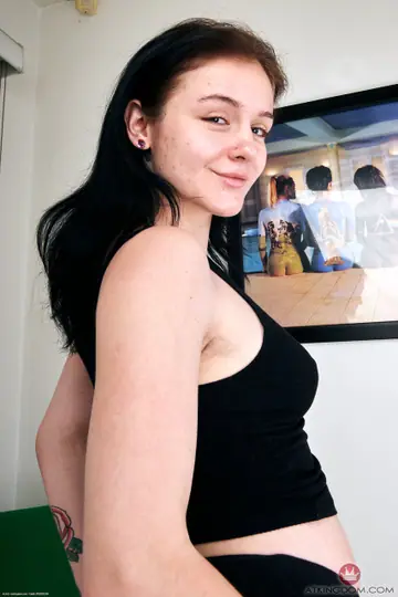 Rosalyn Sphinx – Slim Thick Brunette in Lingerie Strips and Spreads Her Big Ass