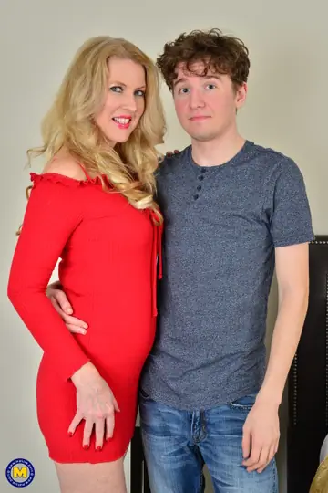 Lacy F – Blonde MILF Sucks Cock and Takes a Facial