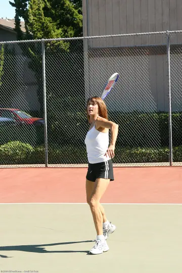 Thick MILF in Tennis Socks Spreads Her Pussy