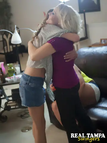 Tracy Lick – European MILFs Share a Dildo in Lesbian Group Sex