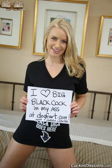 Anikka Albrite – Blonde Wife Gives a Blowjob and Takes Anal from Black Man