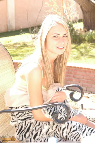 Tyler Stevenz – Skinny Blonde Strips Out of Her Shorts Outdoors