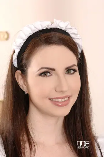 Karina Hart – French Brunette Strips Off Her Maid Uniform in a Hotel Room