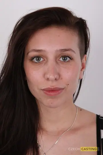 Czech Brunette Strips Out of Her Dress