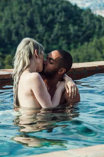 Amarna Miller – European Redhead Joins Interracial Foursome by the Pool