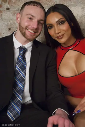 Brunette Trans MILF Undresses and Shows Her Enhanced Tits