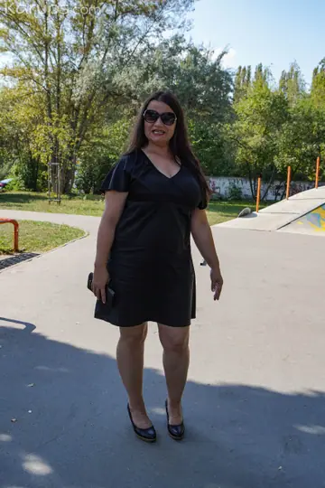Eveline Magic – Busty Brunette MILF Strips Naked and Fucks Her Lover