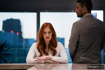 Maitland Ward – Tall Redhead MILF Rides Cowgirl and Takes Anal Before Facial