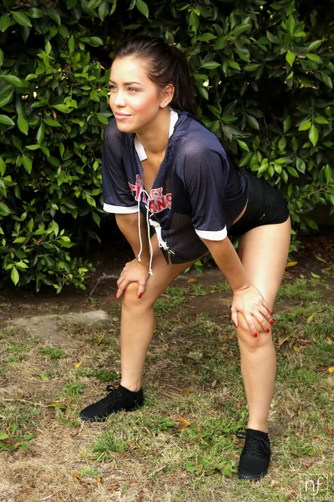 Alina Lopez: Petite Latina Brunette Blows and Gets Fucked in Shorts – photo 1 of 20