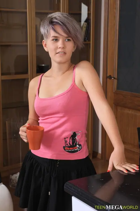 Short-Haired European Blows and Toys in the Kitchen – photo 1 of 21