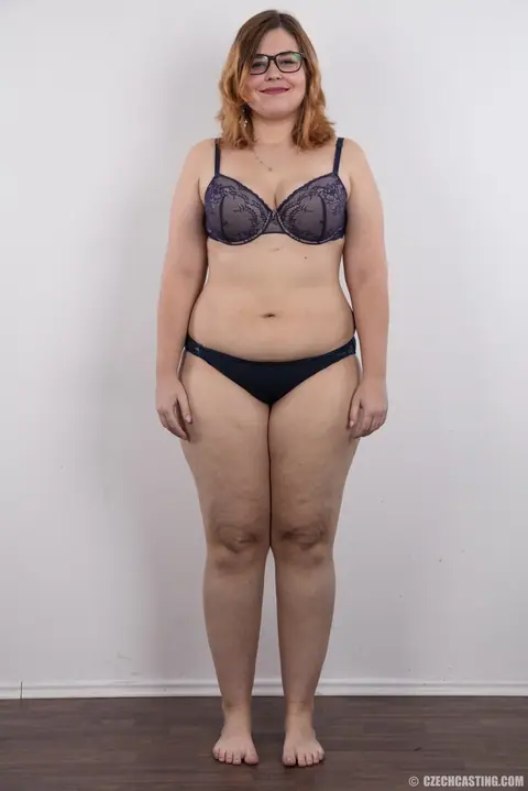 Czech Redhead BBW in Glasses Shows Off Her Body – photo 6 of 20