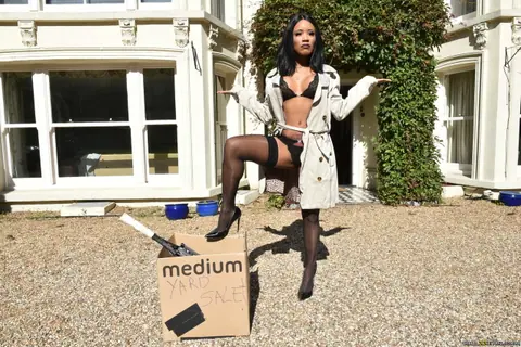 Kiki Minaj: Petite Ebony MILF in a Bikini Takes Interracial Cock Cowgirl – photo 6 of 21