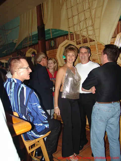 Double Dee: Tall Mature Blonde Fucks and Kisses at a Public Swingers Party – photo 18 of 20