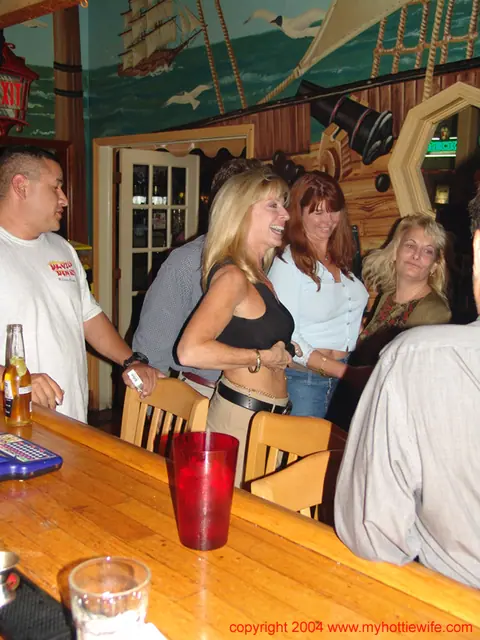 Double Dee: Tall Mature Blonde Fucks and Kisses at a Public Swingers Party – photo 3 of 20