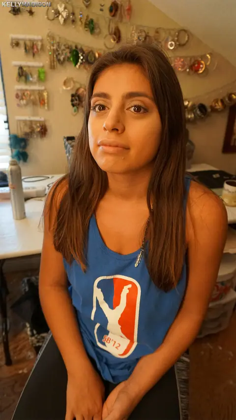 Ella Knox: Latina MILF Shows Her Big Natural Tits in a Wet Top – photo 1 of 16