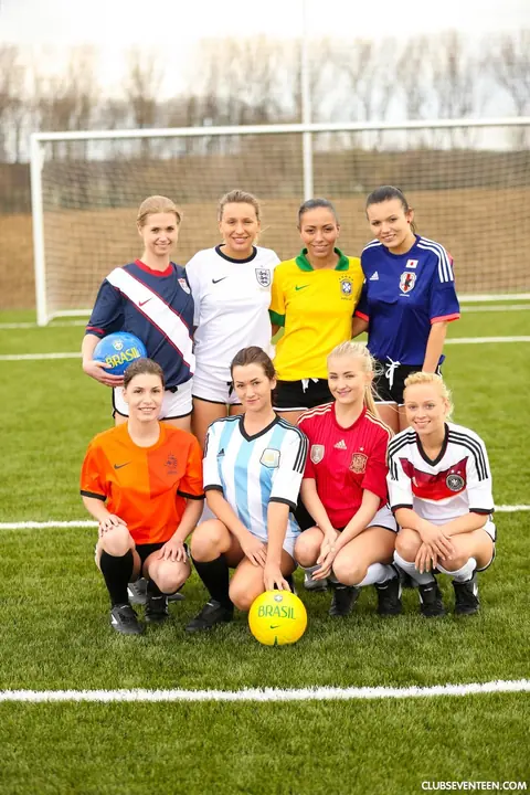 Cayla Lyons: Blonde and Brunette Czech Women Have Lesbian Sex on the Soccer Pitch – photo 2 of 20
