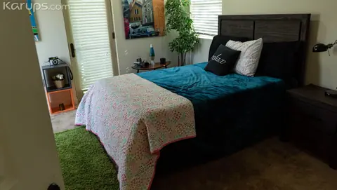Angeline Red: Short-Haired Brunette in Glasses Gets Fucked Missionary in the Kitchen – photo 1 of 20