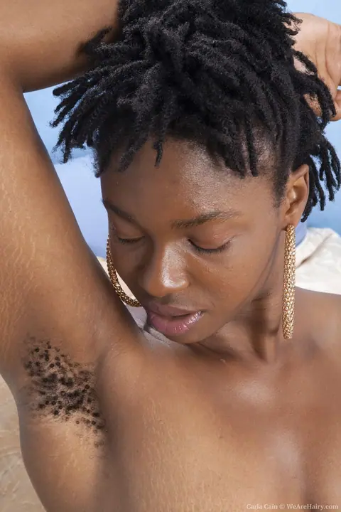 Carla Cain: Ebony Curly Babe Shows Her Hairy Pussy and Big Ass – photo 12 of 20