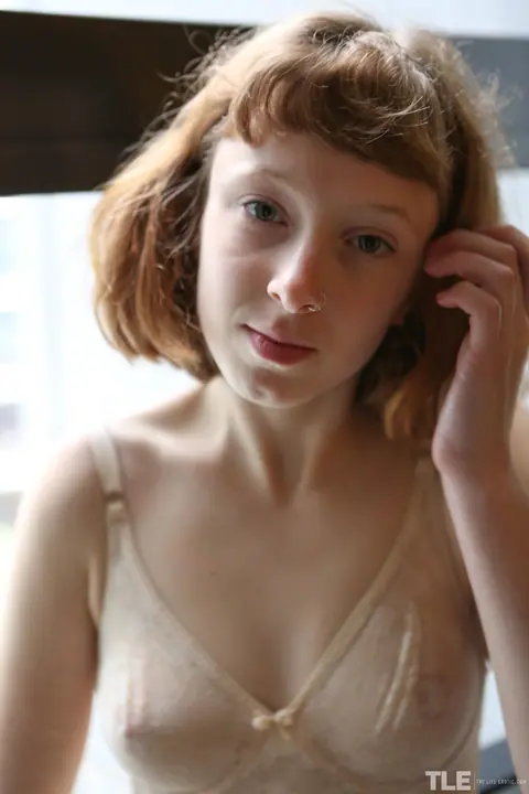 Tall Slim Blonde Masturbates with a Dildo – photo 20 of 20