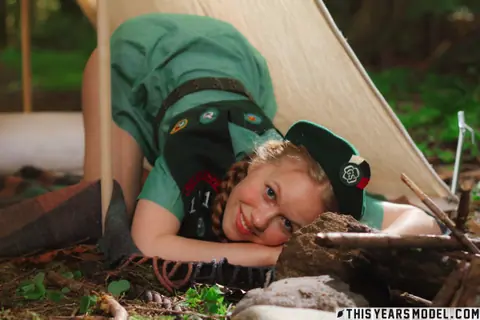 Pale Skinny Redhead in Pigtails Strips Out of Her Uniform Outdoors – photo 7 of 15