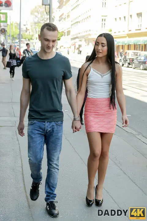 Anna Rose: Busty Czech Brunette in High Heels Sucks and Fucks – photo 1 of 16