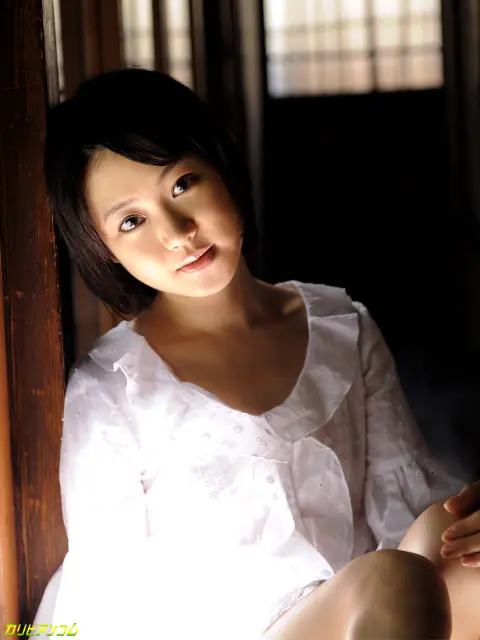 Aoba Itou: Petite Asian Brunette Shows Off Her Hairy Bush and Asshole – photo 1 of 12