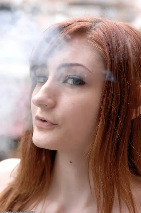 Violet Monroe: Thick Redhead in Jeans and Panties Spreads Outdoors – photo 12 of 20