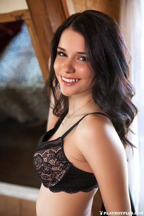 Salena Storm: Slim Latina Brunette Poses in Lingerie – photo 3 of 10