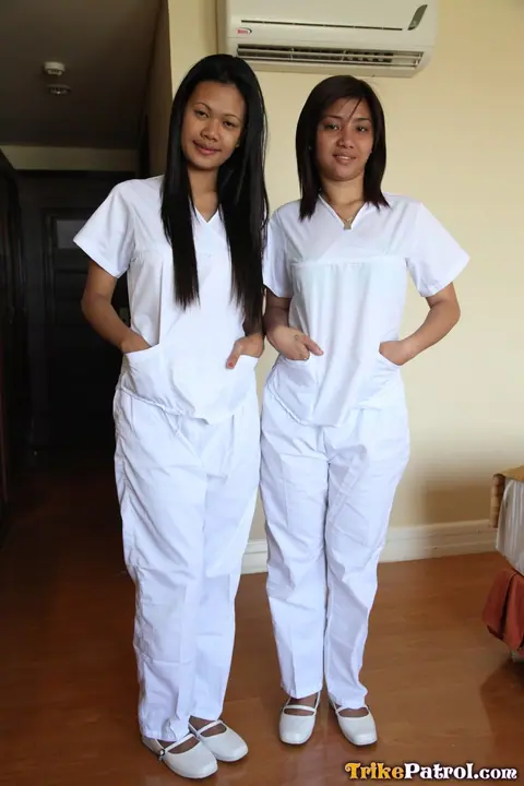 Filipina in Uniform Sucks Cock and Gets Fucked POV – photo 3 of 21