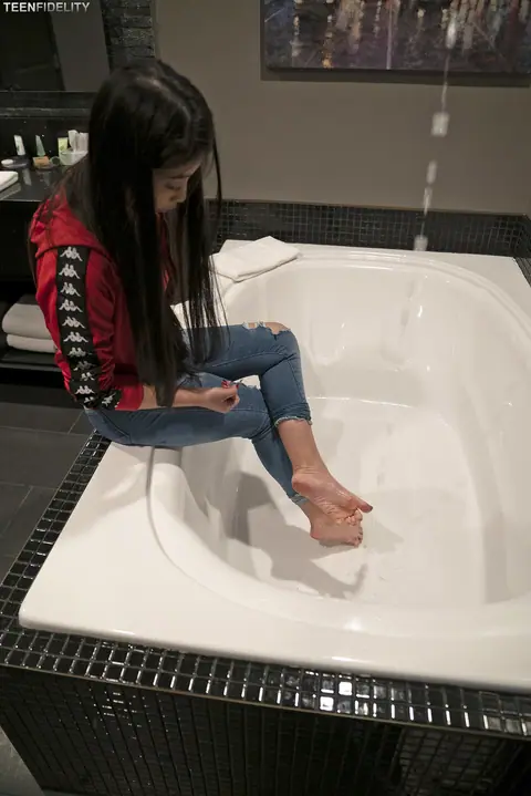 Jade Kush: Petite Asian Babe in Jeans Fucks Her Partner – photo 19 of 19