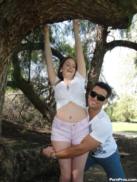 Holly Hansen: Redhead Gets Oiled Outdoors Before Cowgirl and a Facial – photo 2 of 21