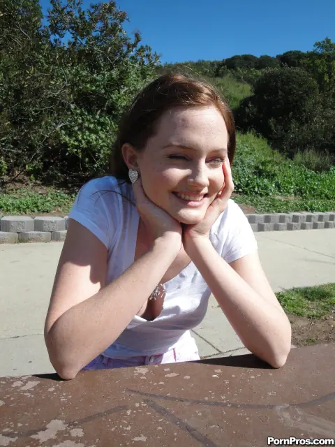 Holly Hansen: Redhead Gets Oiled Outdoors Before Cowgirl and a Facial – photo 3 of 21