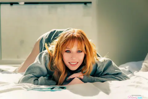 Madi Collins: Redhead Takes Anal Doggy Style and Gets a Creampie – photo 1 of 20