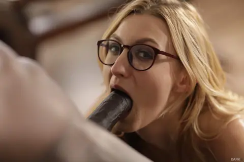 Alexa Grace: Tall Blonde in Glasses Rides Her Partner Deep – photo 7 of 21