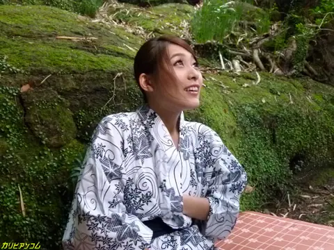 Aoi Mizuno: Petite Japanese Brunette Has Outdoor Threesome in Socks – photo 16 of 20