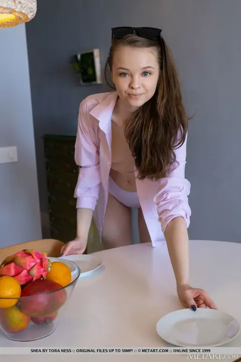 Woman Strips Out of Her Panties in the Kitchen – photo 1 of 18