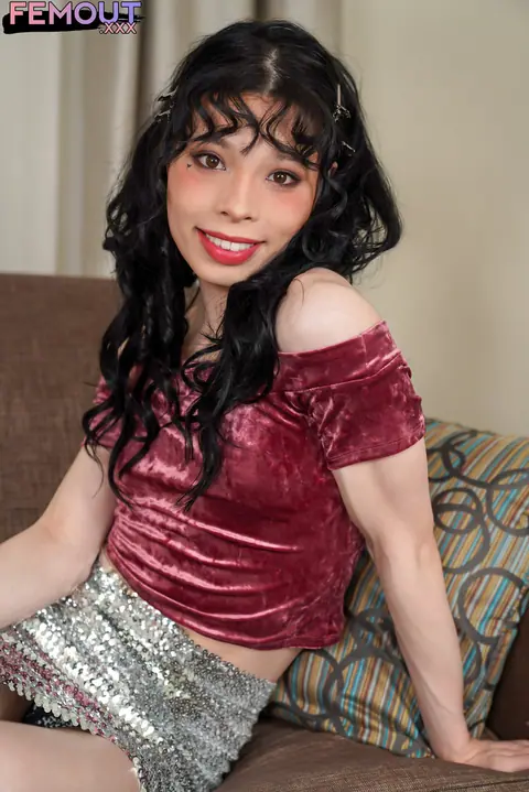 Thick Asian Trans Woman Strips and Fucks Her Partner – photo 4 of 15