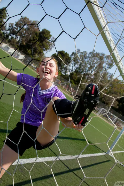 Bailey Rayne: Redhead Pulls Down Her Shorts to Flash Her Ass on a Soccer Field – photo 6 of 11