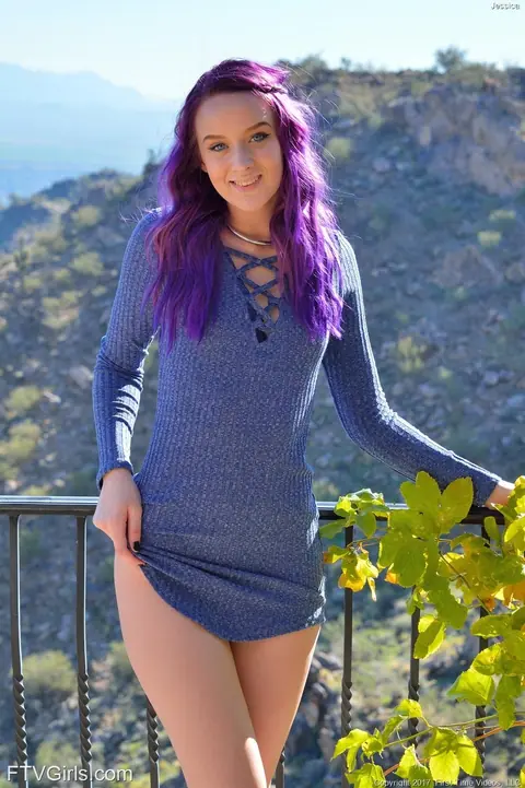 Jessica Kay: Woman in a Skirt Spreads Her Ass and Uses a Dildo – photo 4 of 20