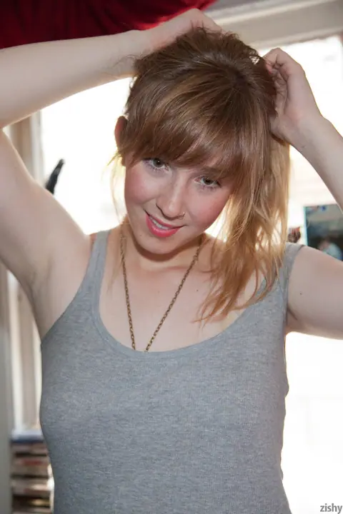 Taylor Salem: Brunette with Big Tits Poses in Panties and Glasses – photo 6 of 11