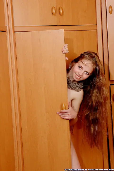 Slim Pale Russian Babe Shows Her Hairy Bush in Panties – photo 3 of 20